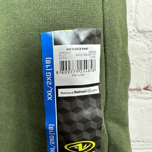 New Boy's Athletic Works SweatPants Athletic jogger green, sz XXL,‎ NWT - Picture 2 of 6
